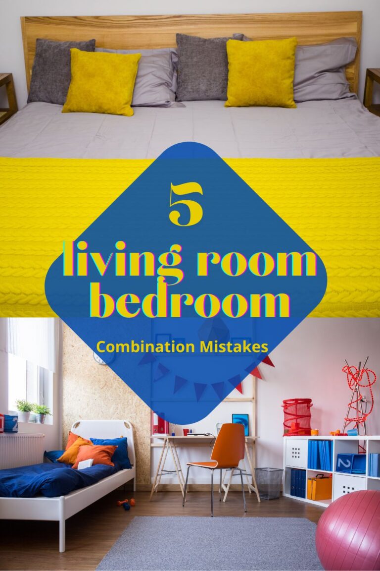 5 Living Room Bedroom Combination Mistakes