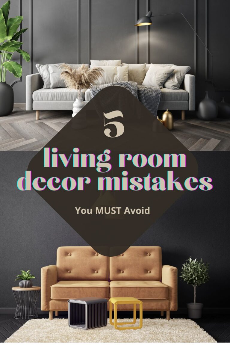 5 Living Room Decor Mistakes You MUST Avoid