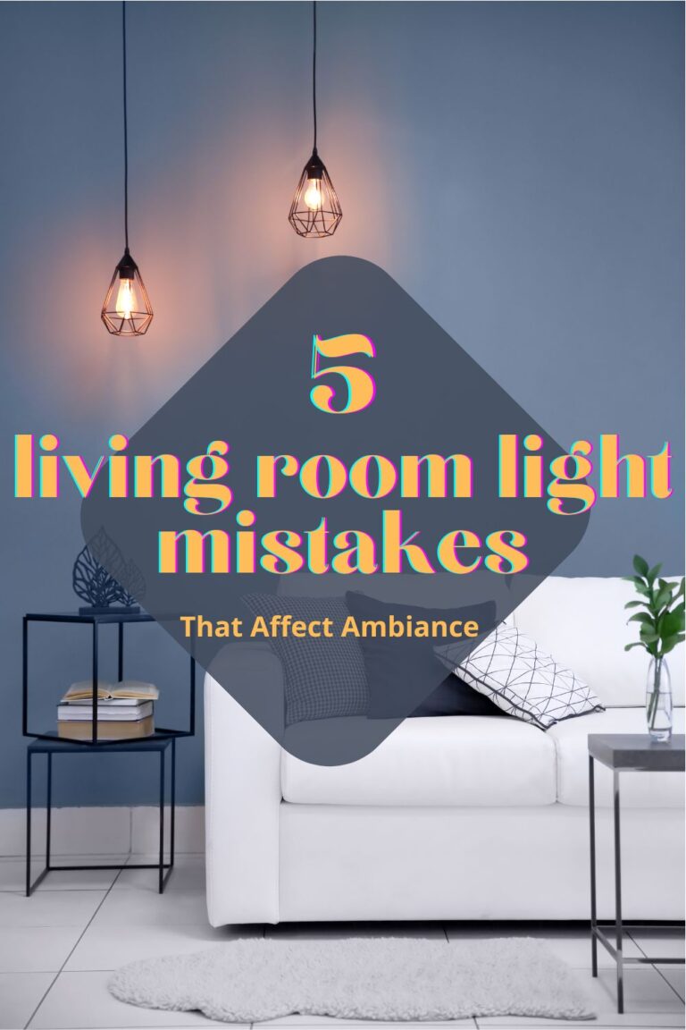 5 Living Room Light Mistakes That Affect Ambiance