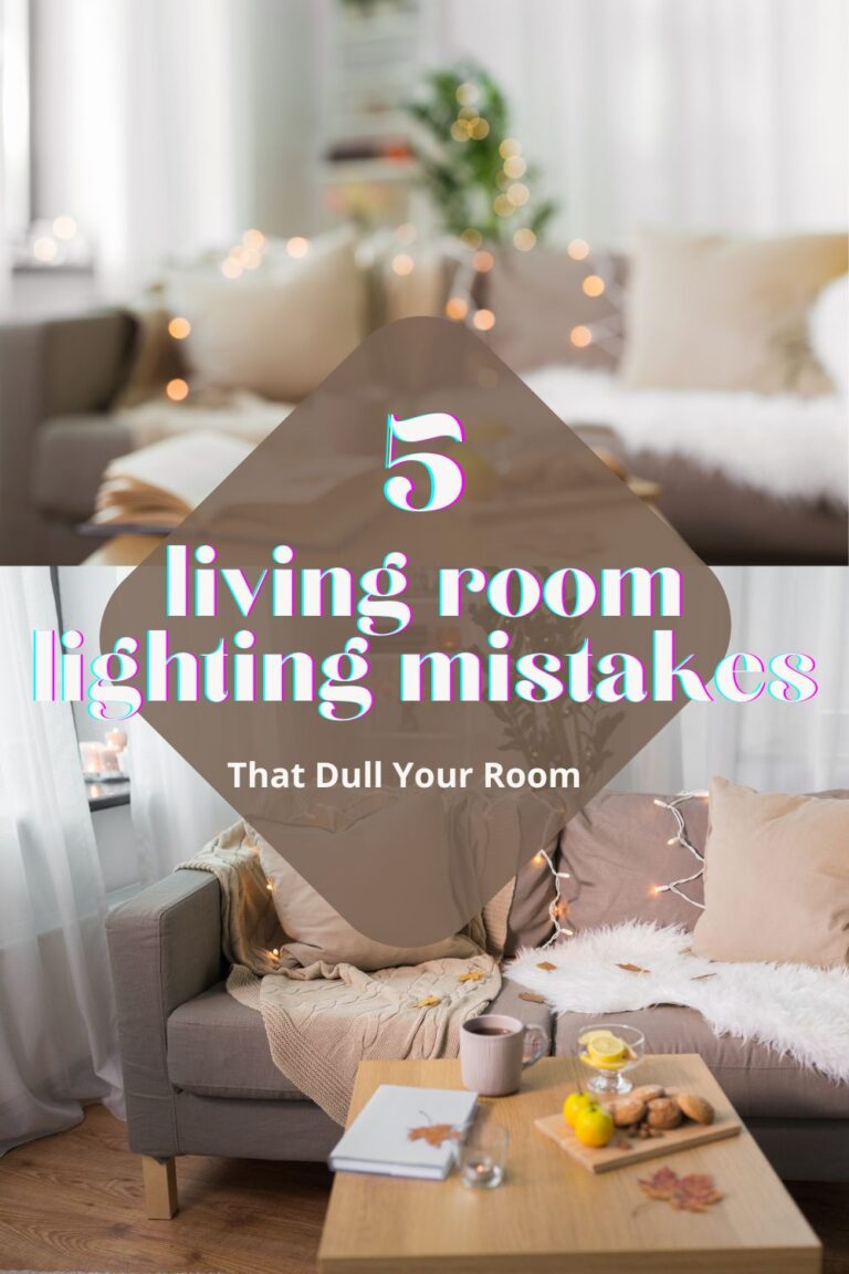 5 Living Room Lighting Mistakes That Dull Your Room