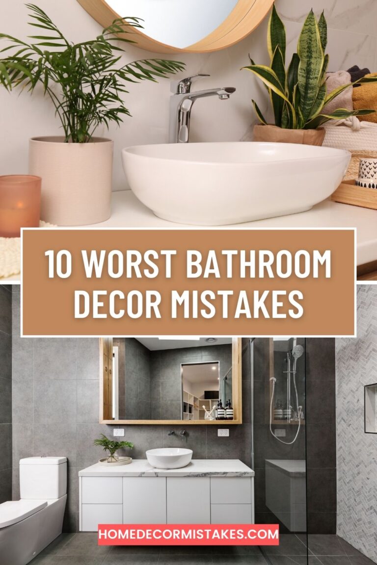 10 Bathroom Decor Mistakes That Are Making Your Space Look Cluttered