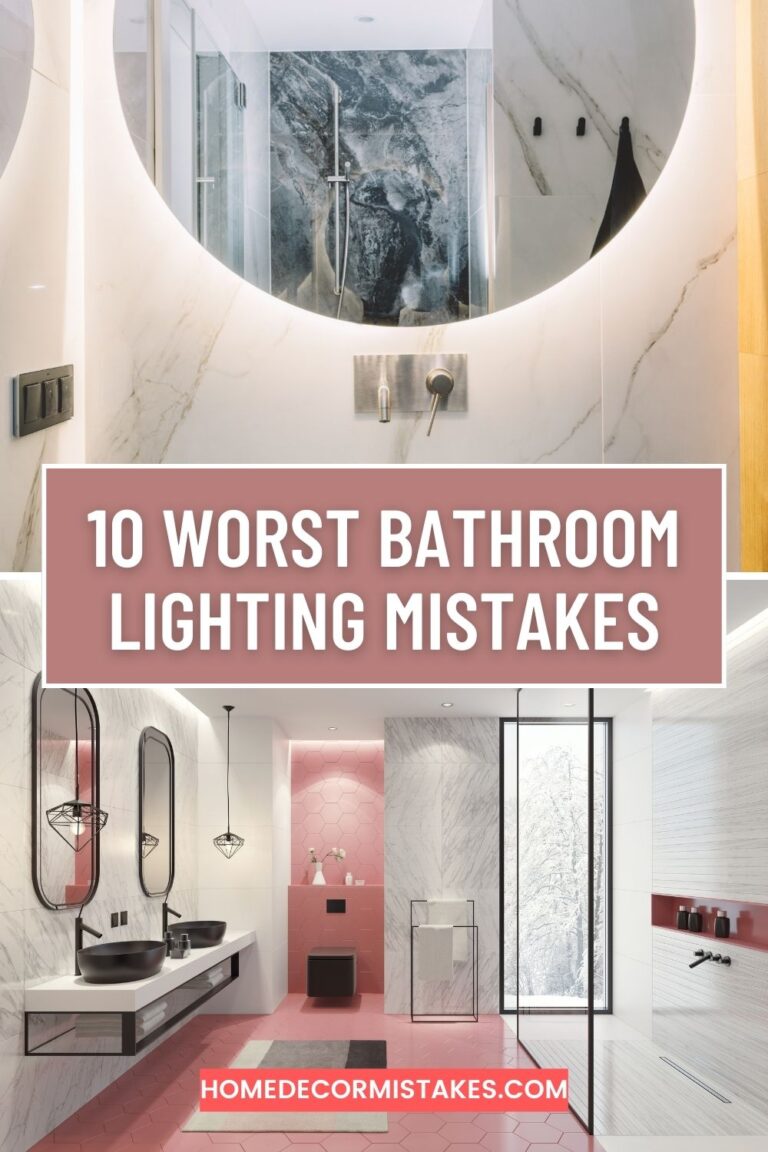 10 Bathroom Lighting Mistakes You Didn’t Know You Were Making