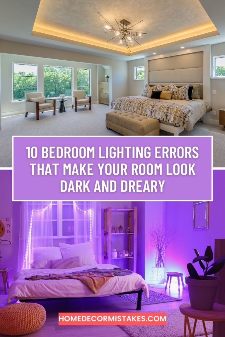 10 Bedroom Lighting Errors That Make Your Room Look Dark and Dreary