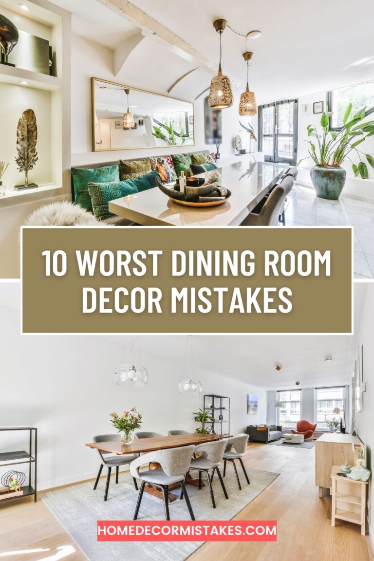 The 10 Worst Dining Room Decor Mistakes According to Designers