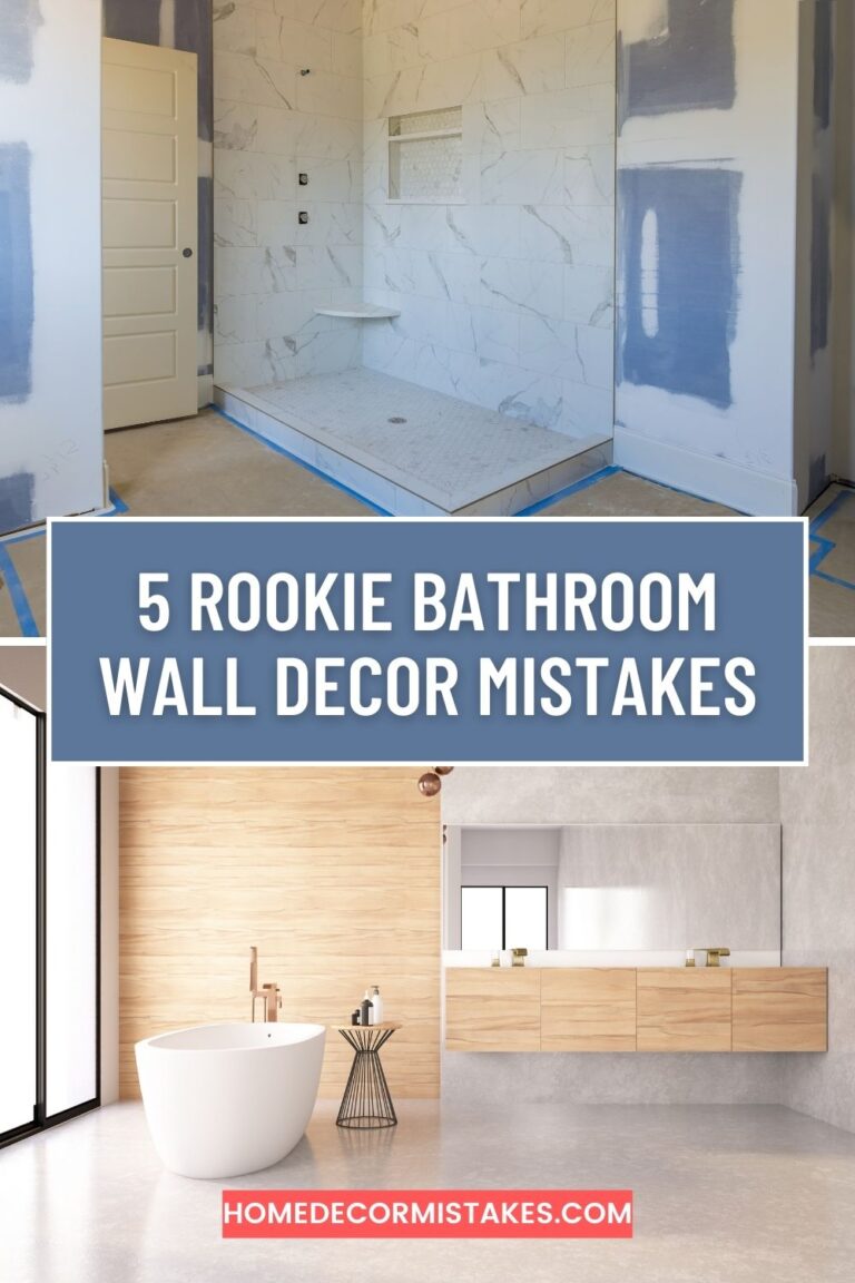 5 Bathroom Wall Decor Mistakes and How to Avoid Them