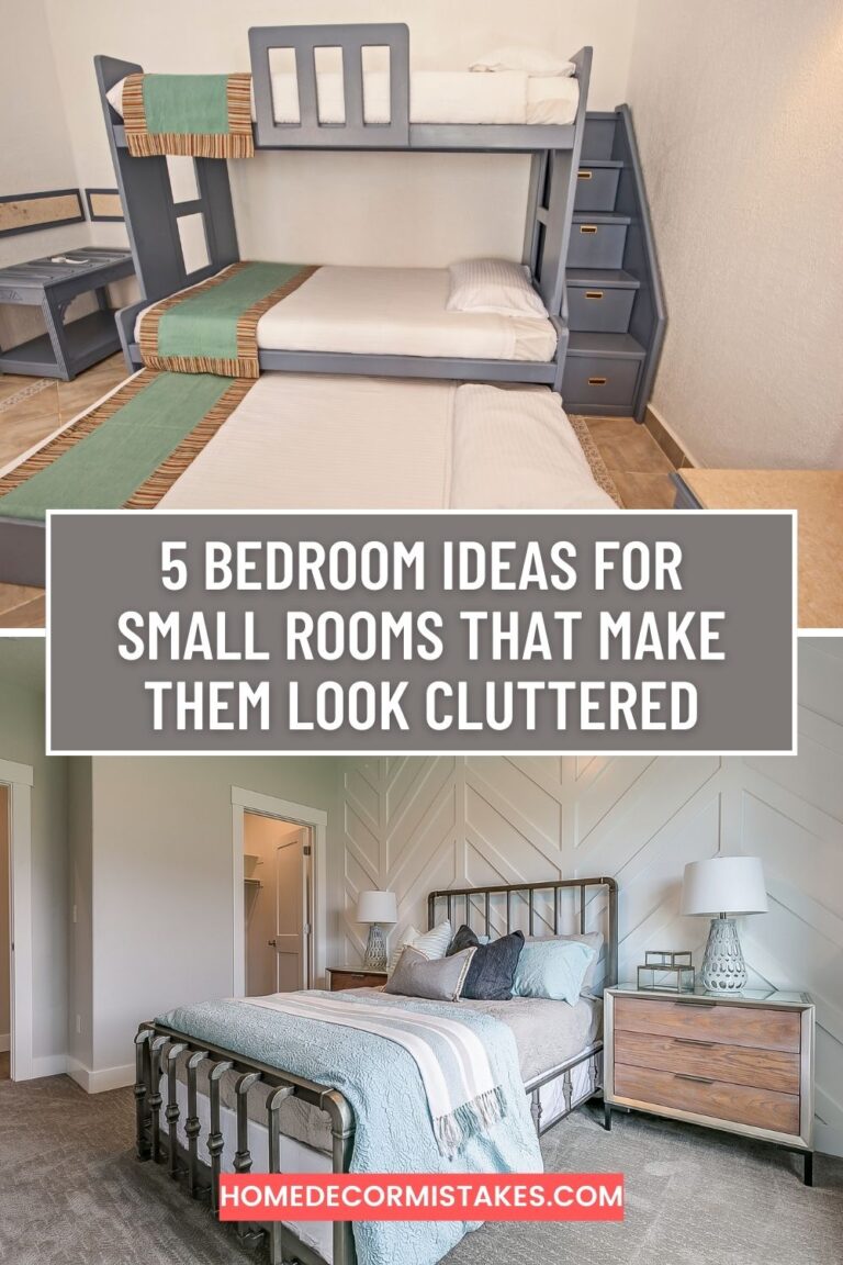 5 Bedroom Ideas for Small Rooms That Make Them Look Cluttered