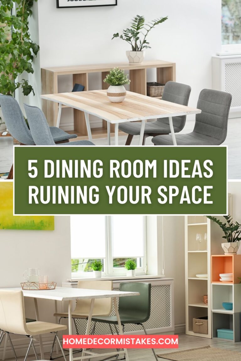 5 Dining Room Ideas That Will Ruin Your Space – Avoid These!