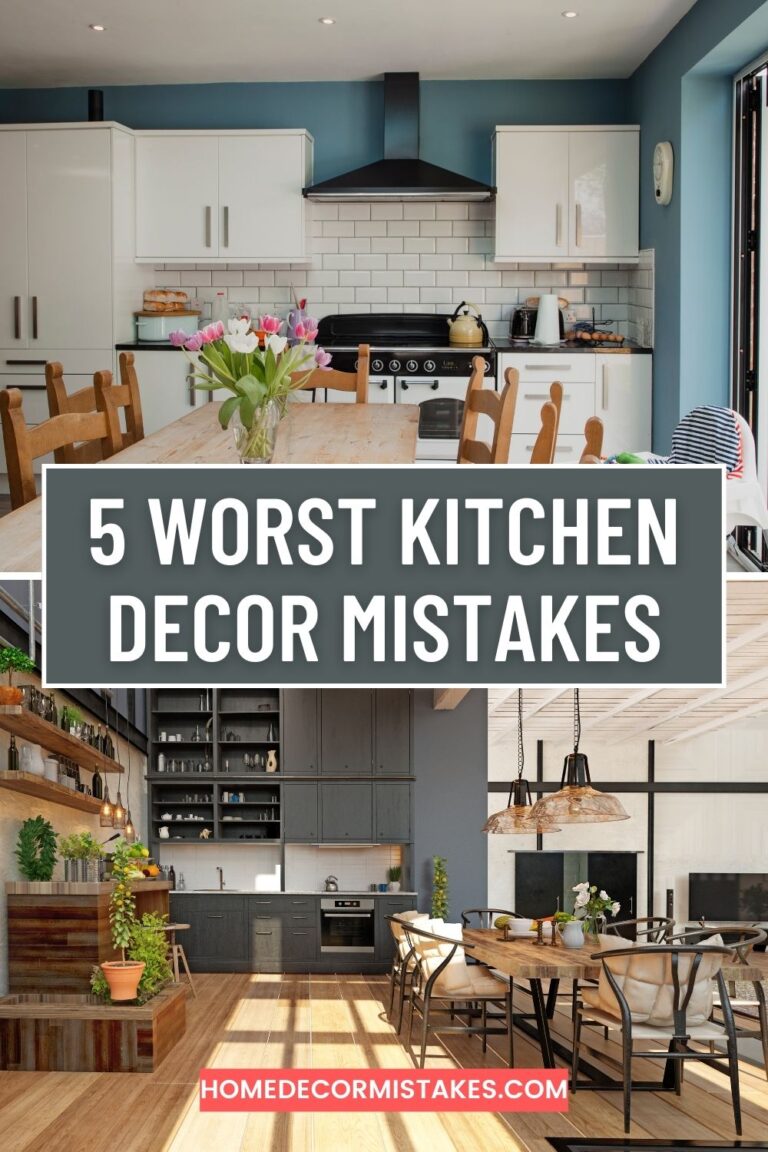 5 Kitchen Decor Mistakes That Are Ruining Your Aesthetic