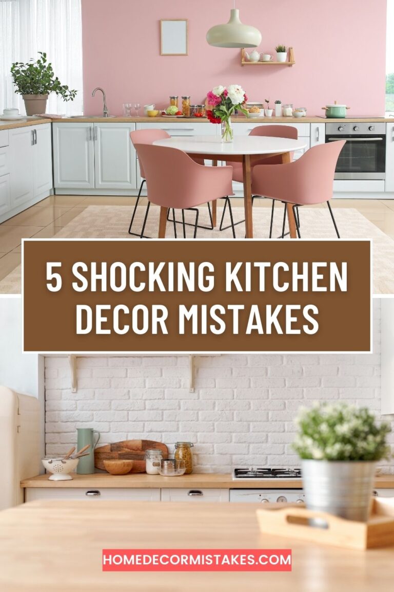 5 Shocking Kitchen Decor Mistakes You Need to Stop Making Now