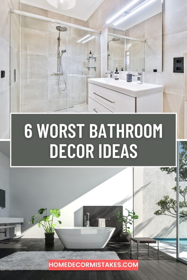 6 Worst Bathroom Decor Ideas You Should Avoid at All Costs