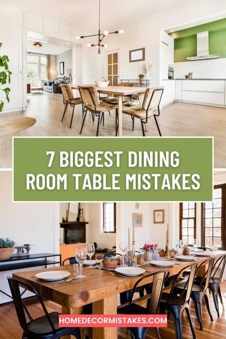 How to Spot the 7 Biggest Dining Room Table Mistakes Before It’s Too Late