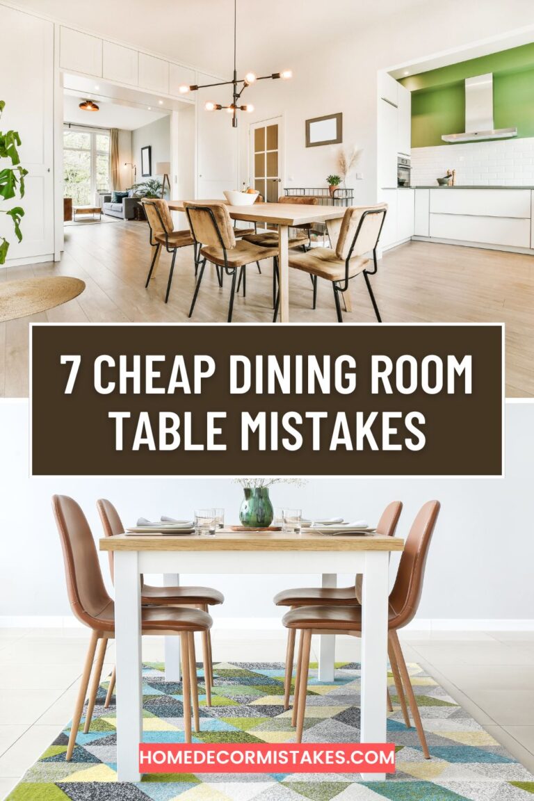 7 Dining Room Table Mistakes That Make Your Home Look Cheap