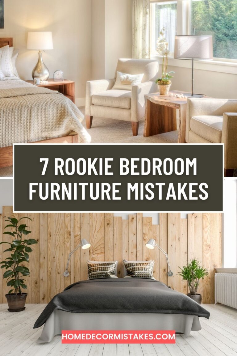 7 Rookie Bedroom Furniture Mistakes and How to Avoid Them