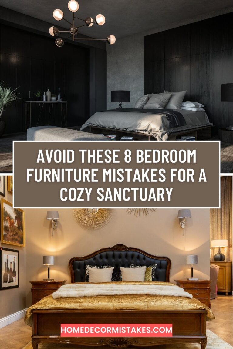 Avoid These 8 Bedroom Furniture Mistakes for a Cozy Sanctuary