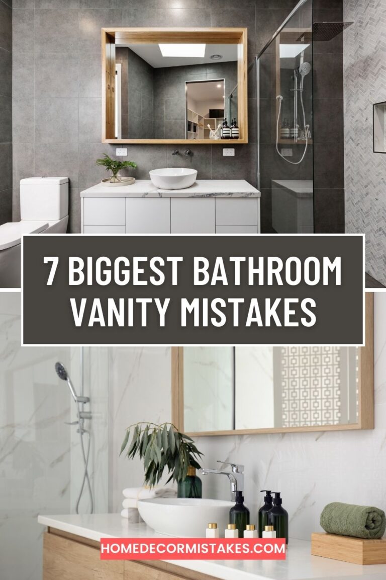 The 7 Biggest Mistakes People Make with Their Bathroom Vanity