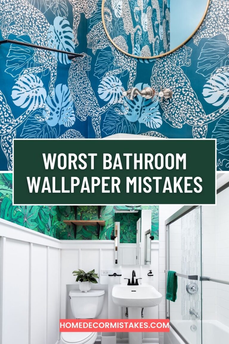 Bathroom Wallpaper Mistakes: 6 Tips to Avoid a Design Disaster