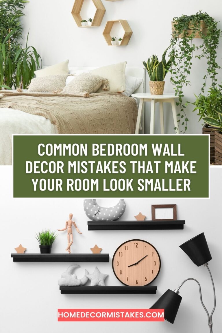 Common Bedroom Wall Decor Mistakes That Make Your Room Look Smaller