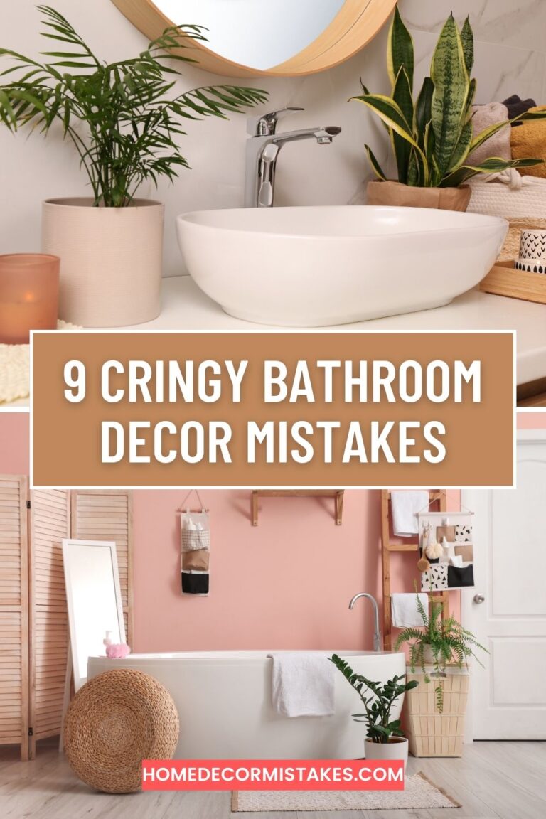 9 Bathroom Decor Mistakes That Will Make Your Guests Cringe