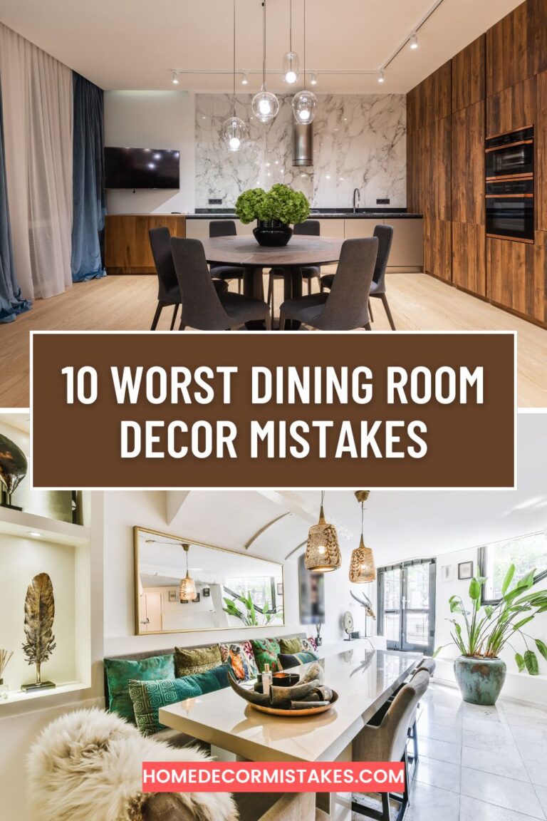 10 Common Dining Room Decor Mistakes You’re Probably Making