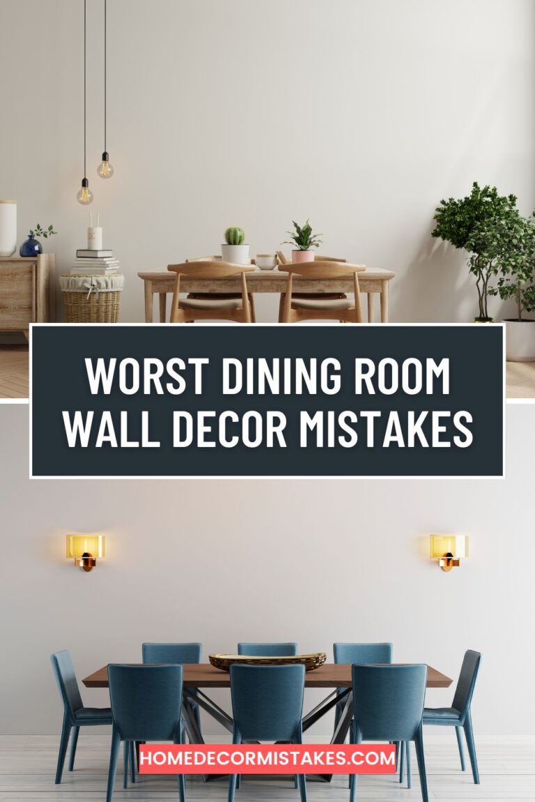 Dining Room Wall Decor Mistakes: What Not to Do