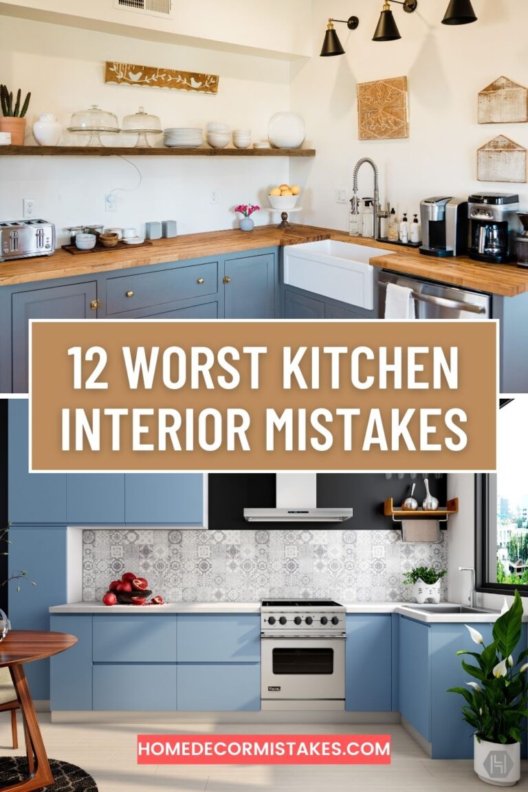 12 Kitchen Interior Mistakes You’re Probably Making Right Now