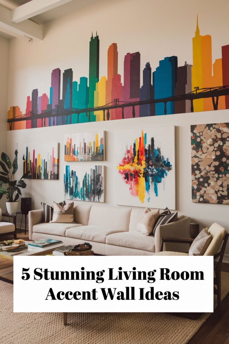 5 Living Room Accent Wall Ideas: Make a Bold Statement with Style