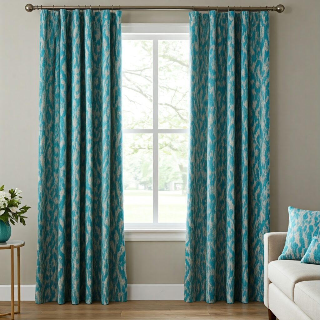 Blue Living Room Curtain Ideas