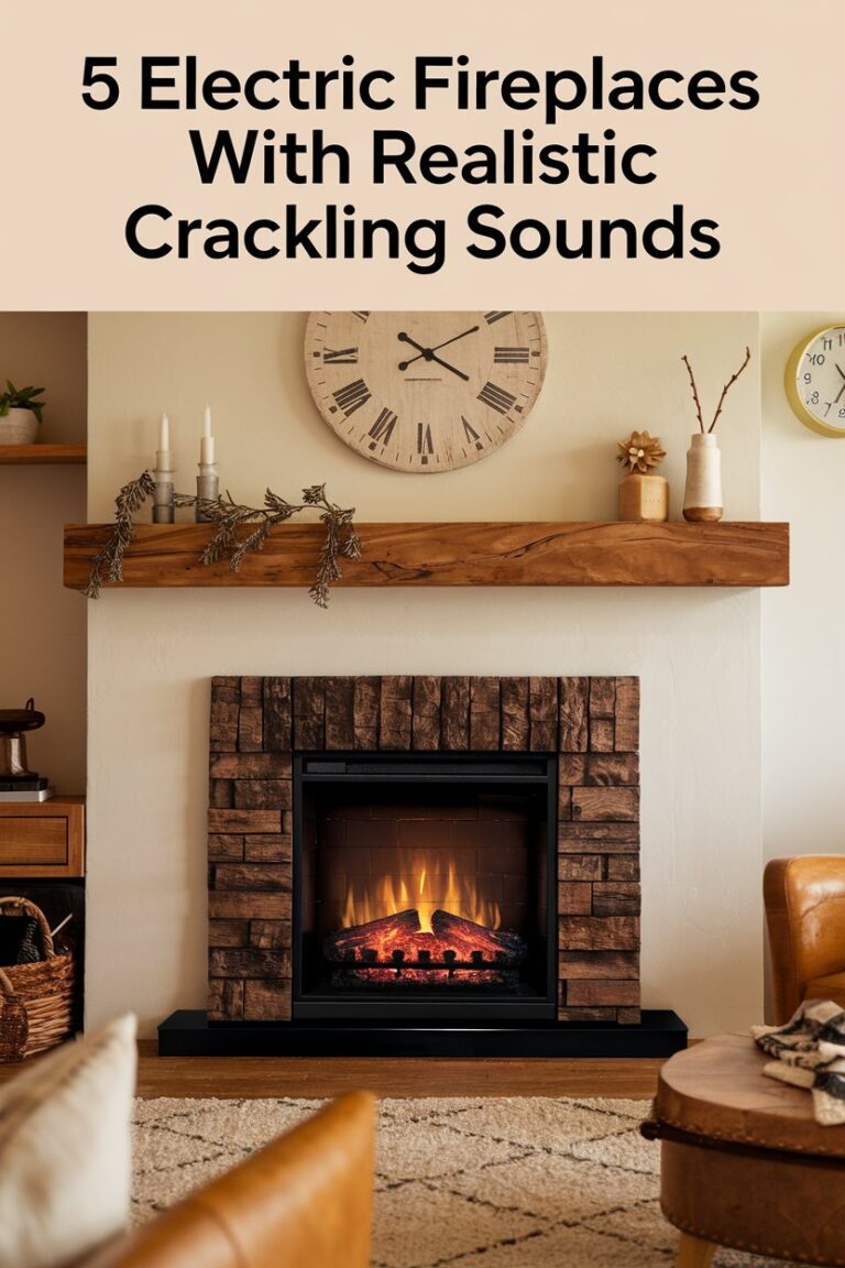 5 Electric Fireplaces with Realistic Crackling Sounds