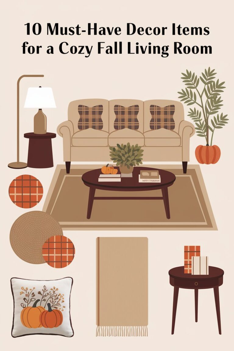 10 Must-Have Decor Items for a Cozy Fall Living Room