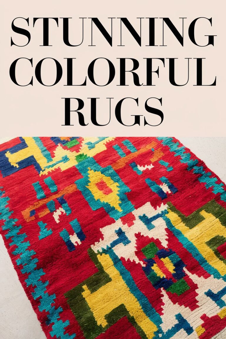 10 Stunning Colorful Rugs for Every Room