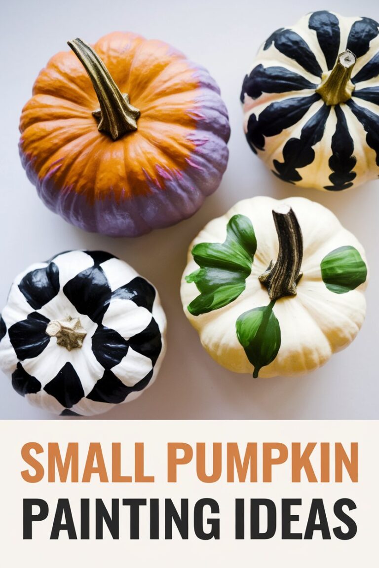 5 Adorable Small Pumpkin Painting Ideas for Fall Fun