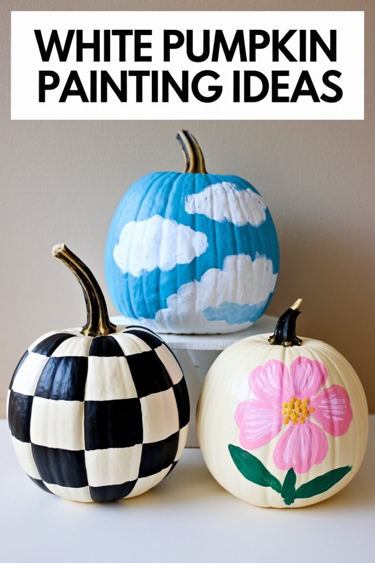 5 Chic White Pumpkin Painting Ideas for Elegant Fall Decor