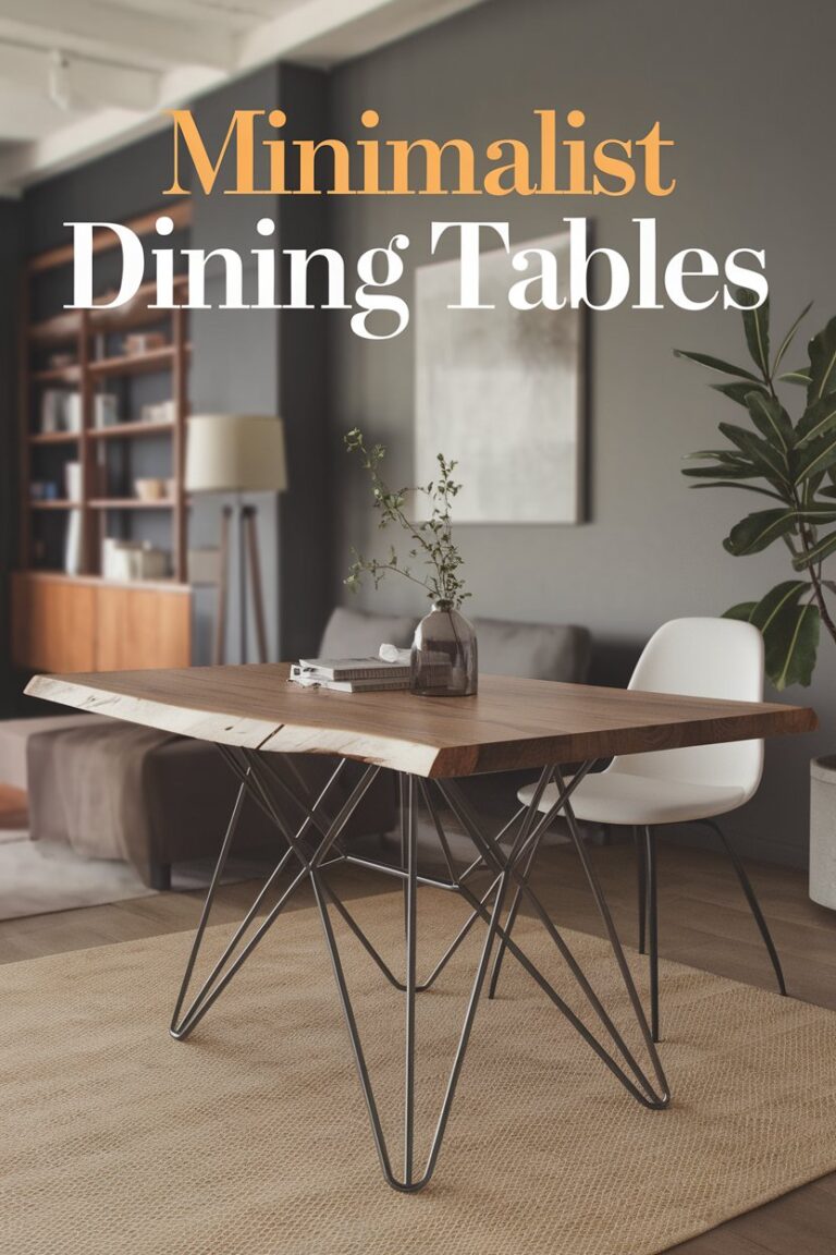 5 Minimalist Dining Tables for a Sleek Aesthetic