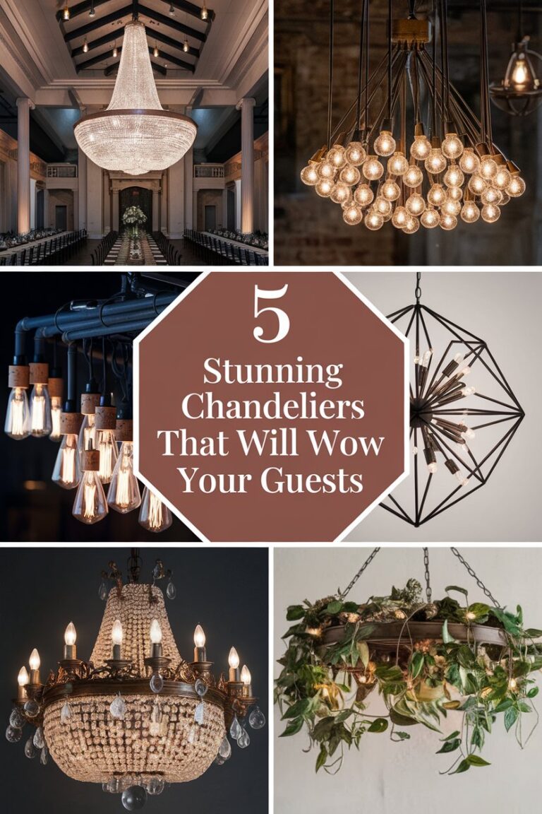 5 Stunning Chandeliers That Will Wow Your Guests