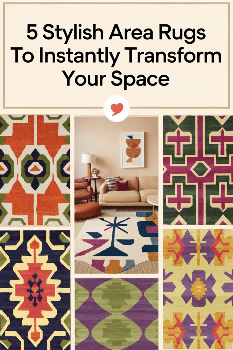 5 Stylish Area Rugs to Instantly Transform Your Space