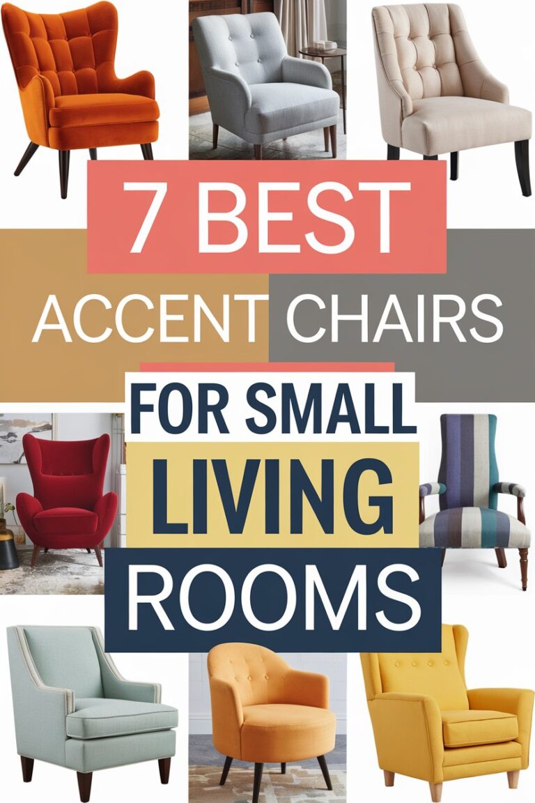 7 Best Accent Chairs for Small Living Rooms