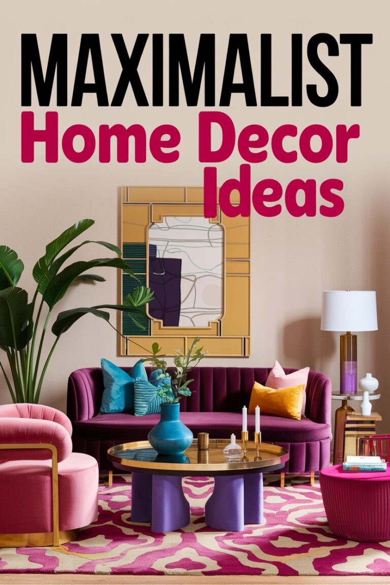 7 Maximalist Home Decor Ideas for Every Room