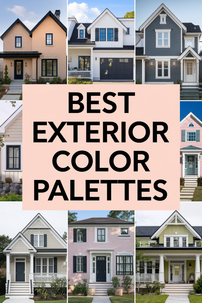 7 Best Exterior Color Palette Ideas: Transform Your Home’s Look