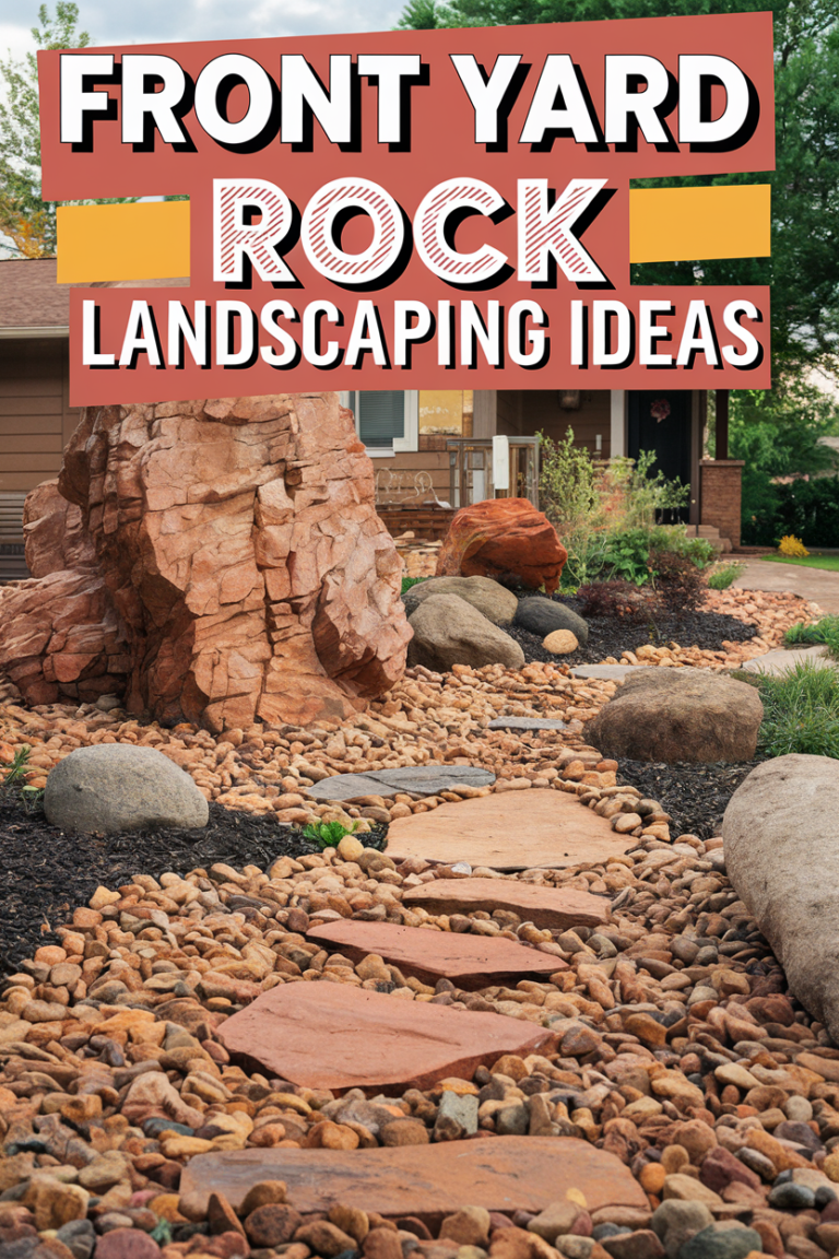 7 Best Front Yard Rock Landscaping Ideas