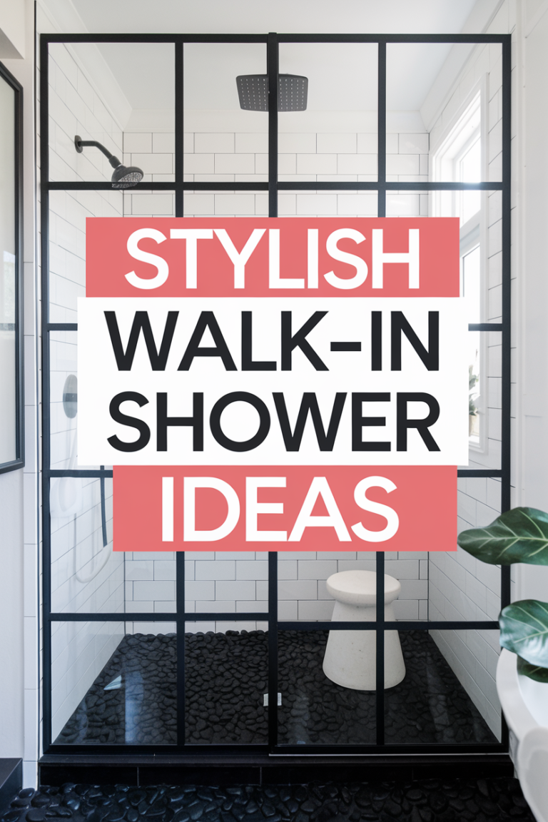 7 Stylish Walk-In Shower Ideas for a Spa-Like Bathroom