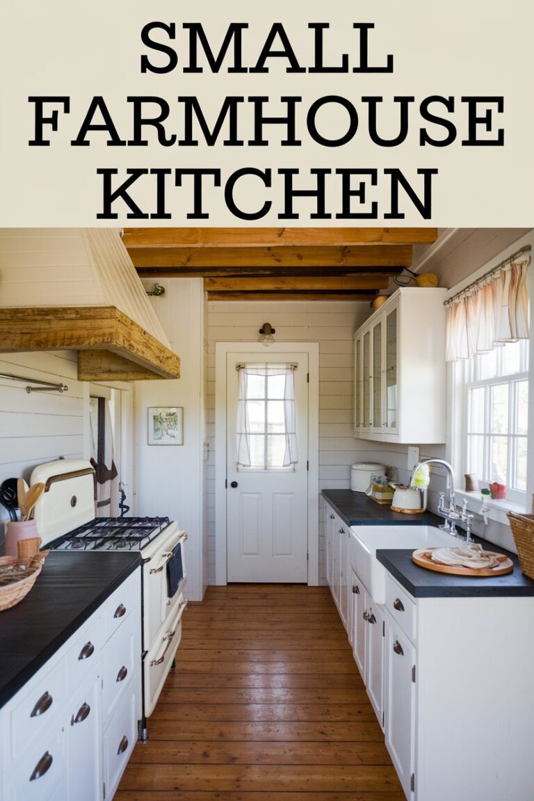 10 Cozy Small Farmhouse Kitchen Ideas for a Rustic Touch