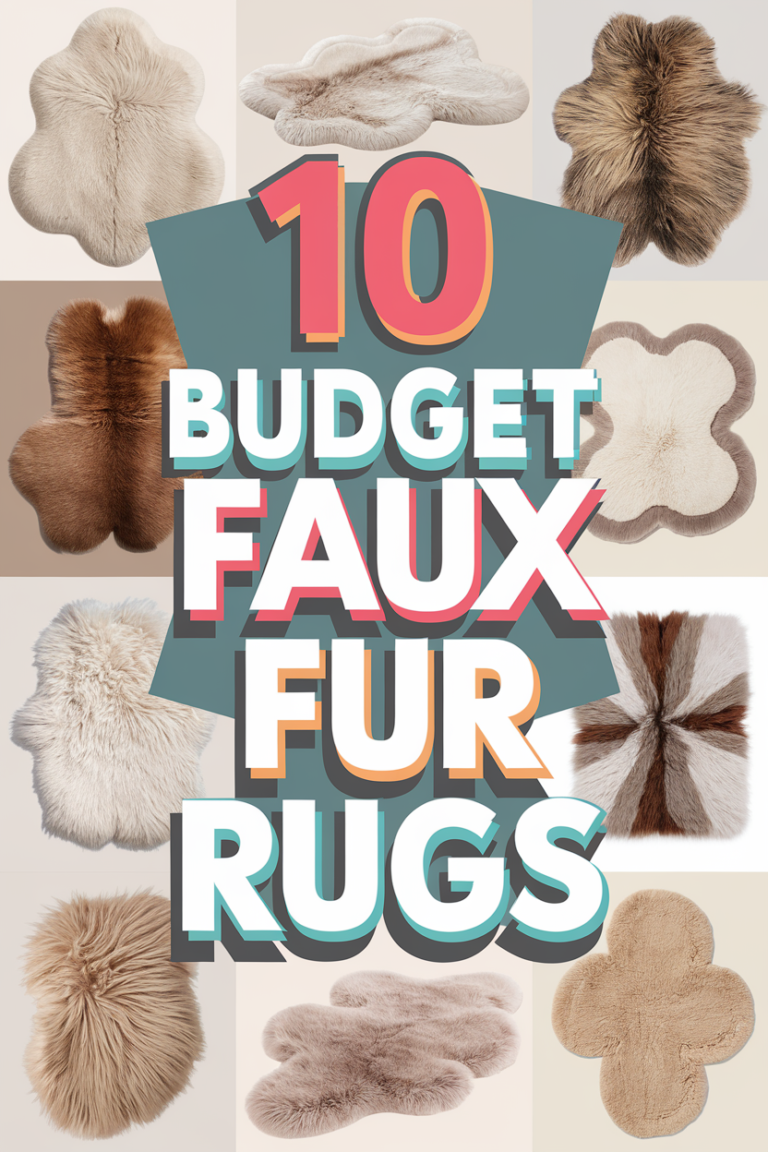 10 Budget Faux Fur Rugs to Keep Your Home Warm This Winter