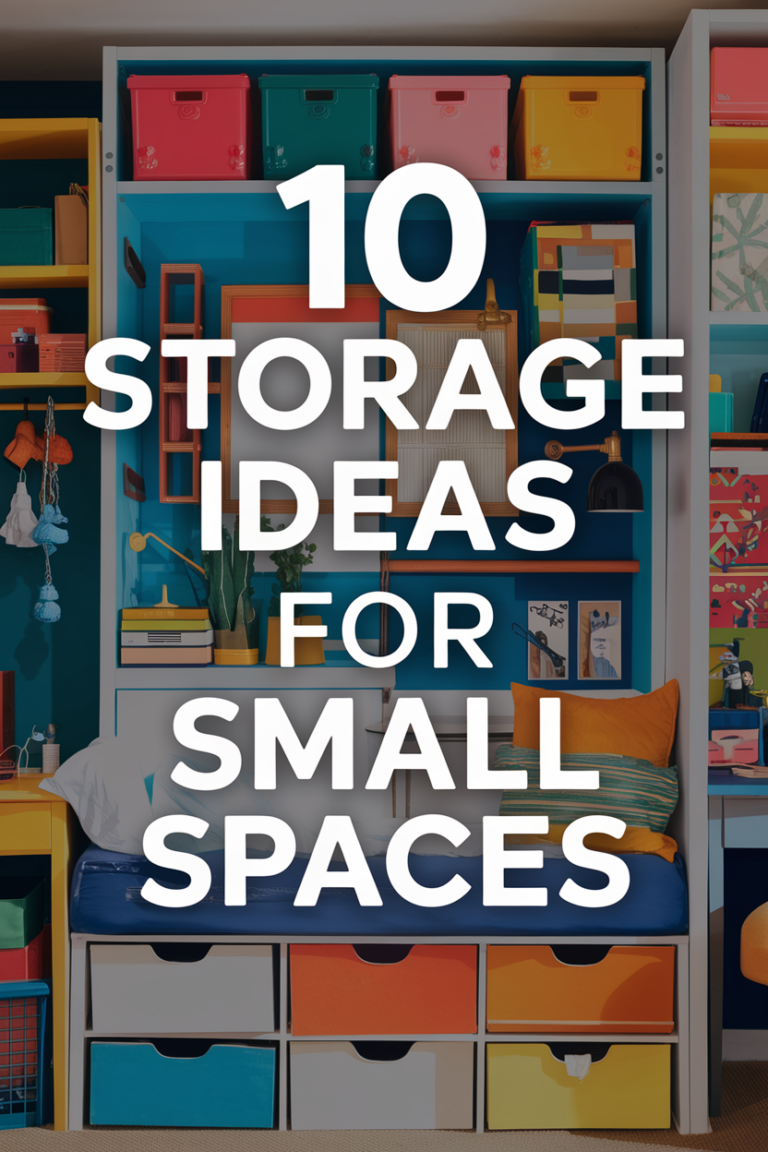 Storage Ideas for Small Spaces