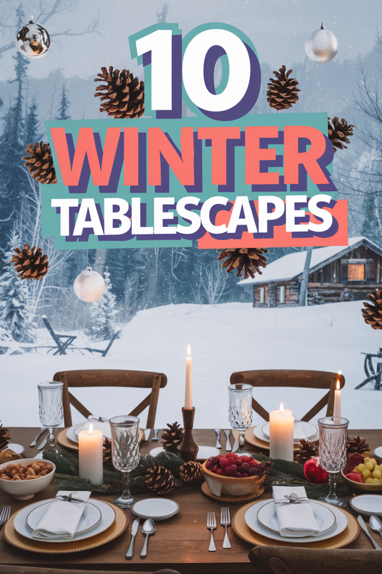 Winter Tablescapes