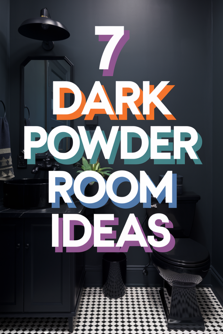 Dark Powder Room Ideas