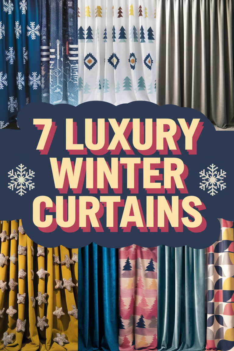 7 Luxury Winter Curtains