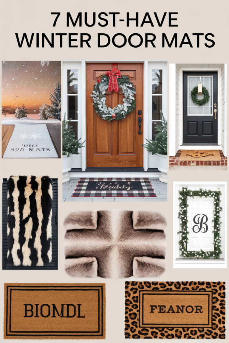 7 Must-Have Winter Door Mats