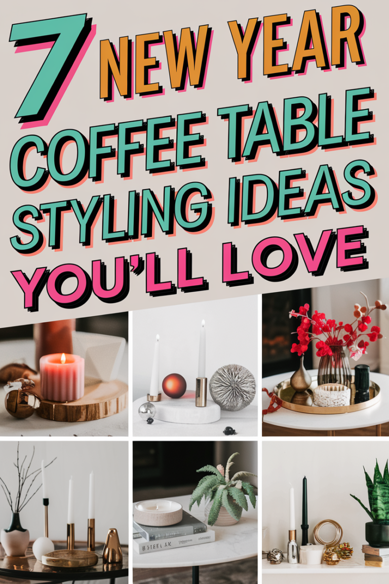 7 New Year Coffee Table Styling Ideas You’ll Love