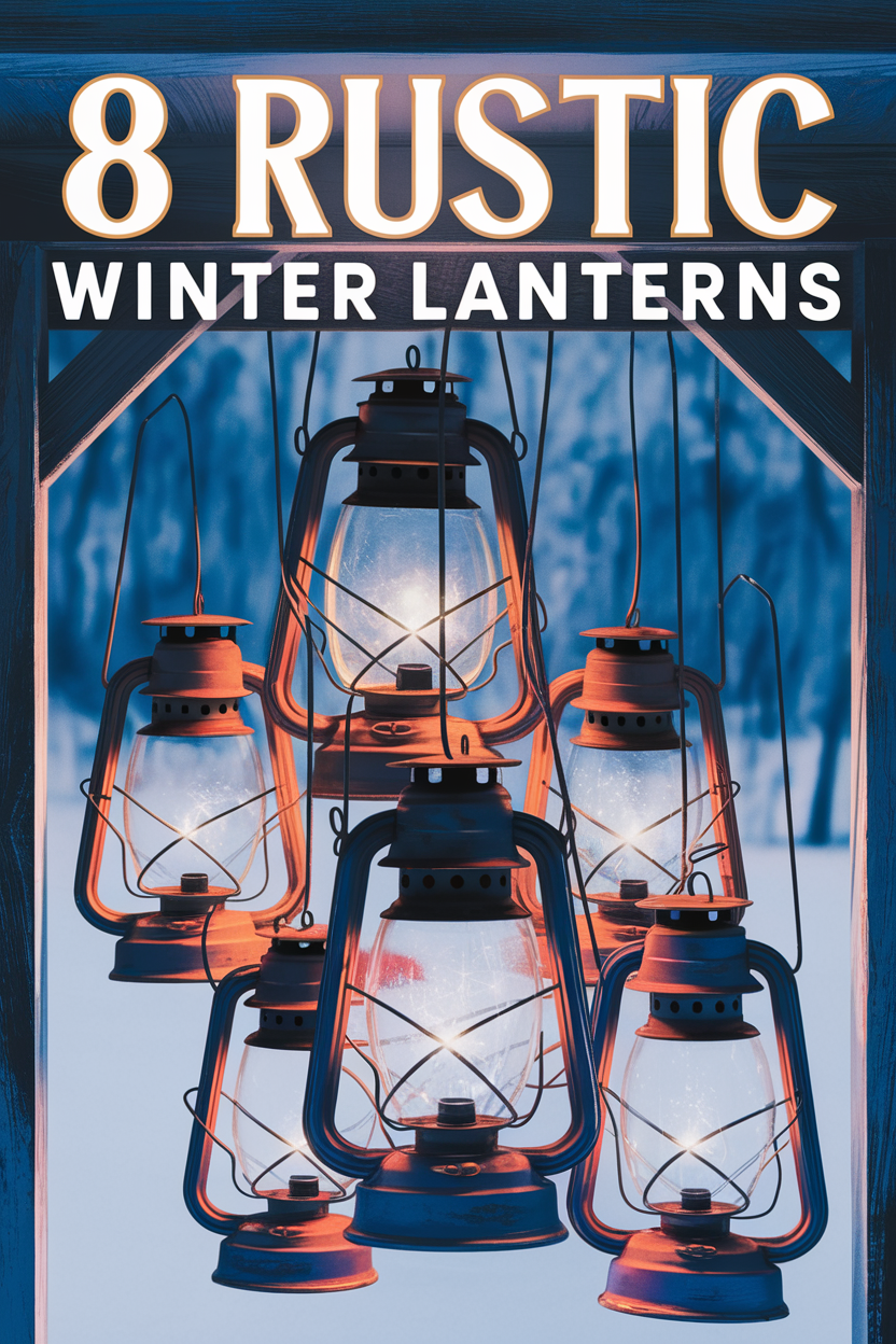 Rustic Winter Lanterns