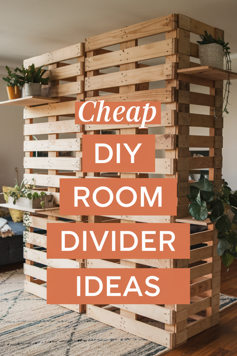 Cheap DIY Room Divider Ideas